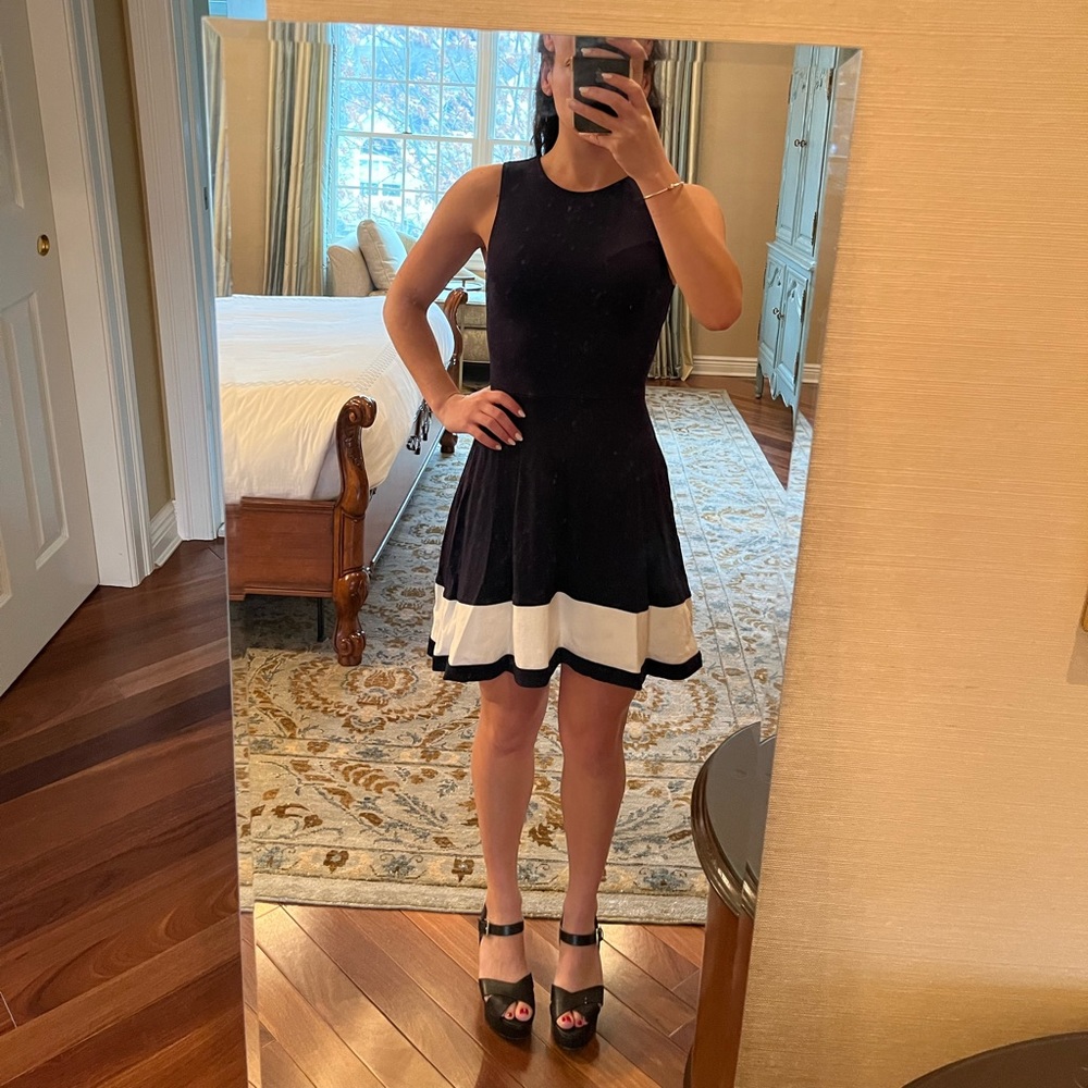 Navy stretch dress